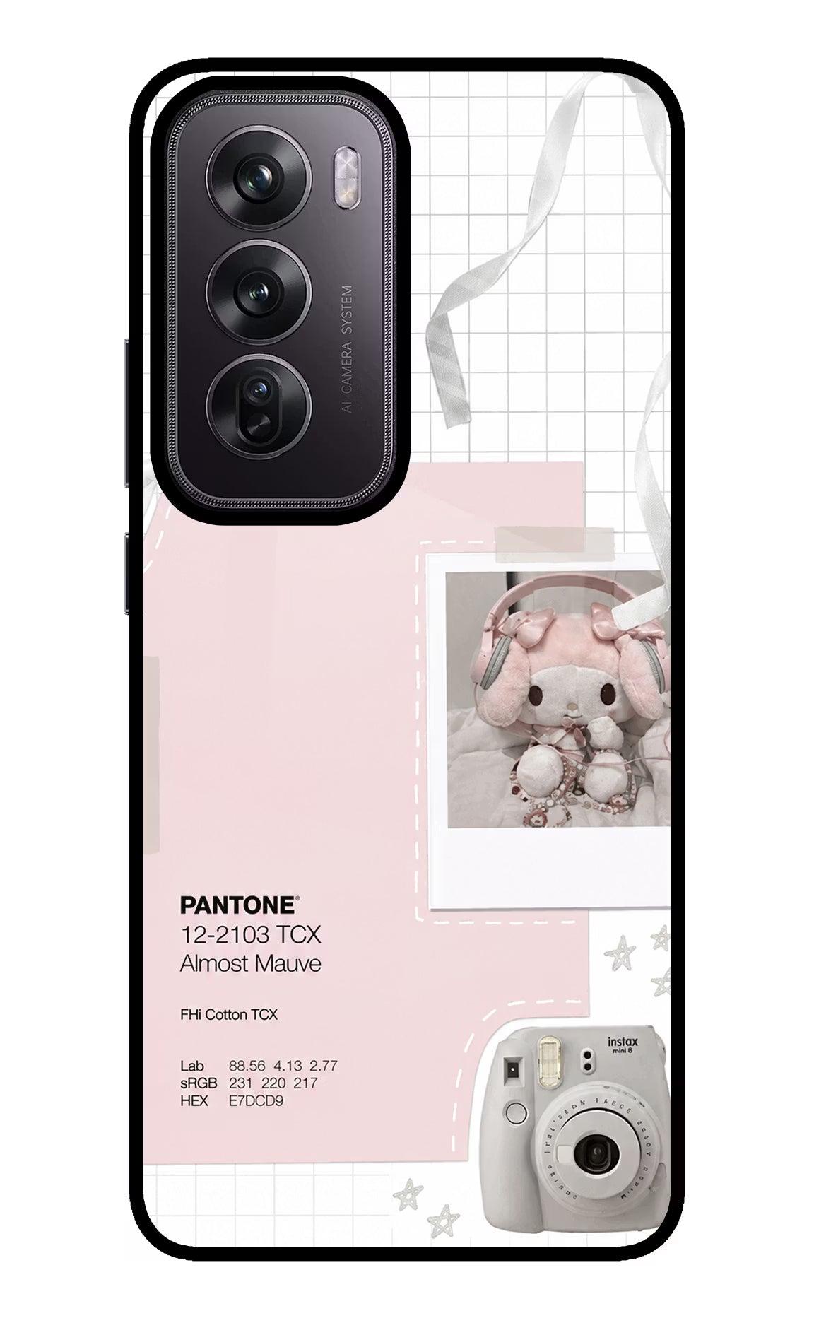 Pantone Asthetic Oppo Reno12 Pro 5G Glass Case