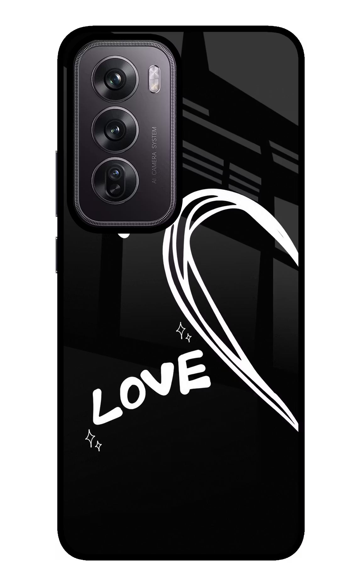 Love Line Oppo Reno12 Pro 5G Glass Case