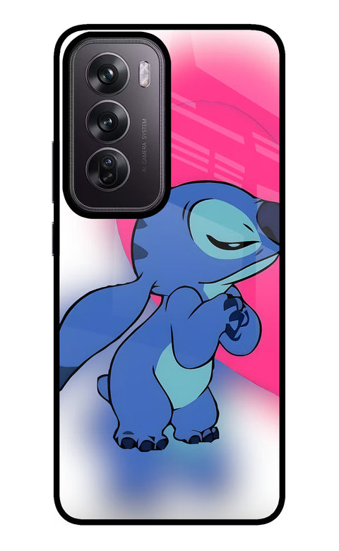 Stitch Hug Oppo Reno12 Pro 5G Glass Case