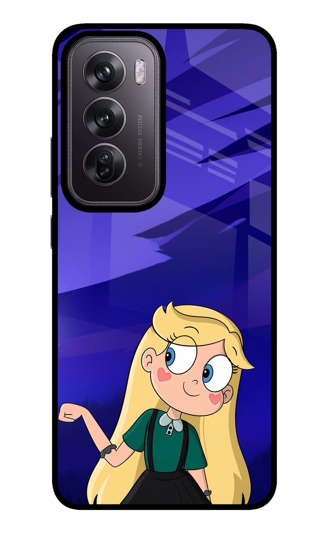 Star Glow Oppo Reno12 Pro 5G Glass Case