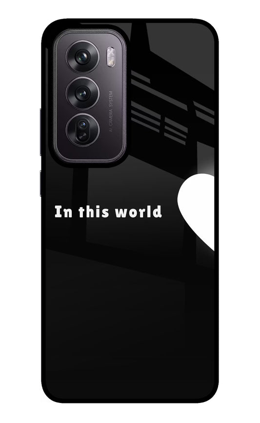 This World Oppo Reno12 Pro 5G Glass Case