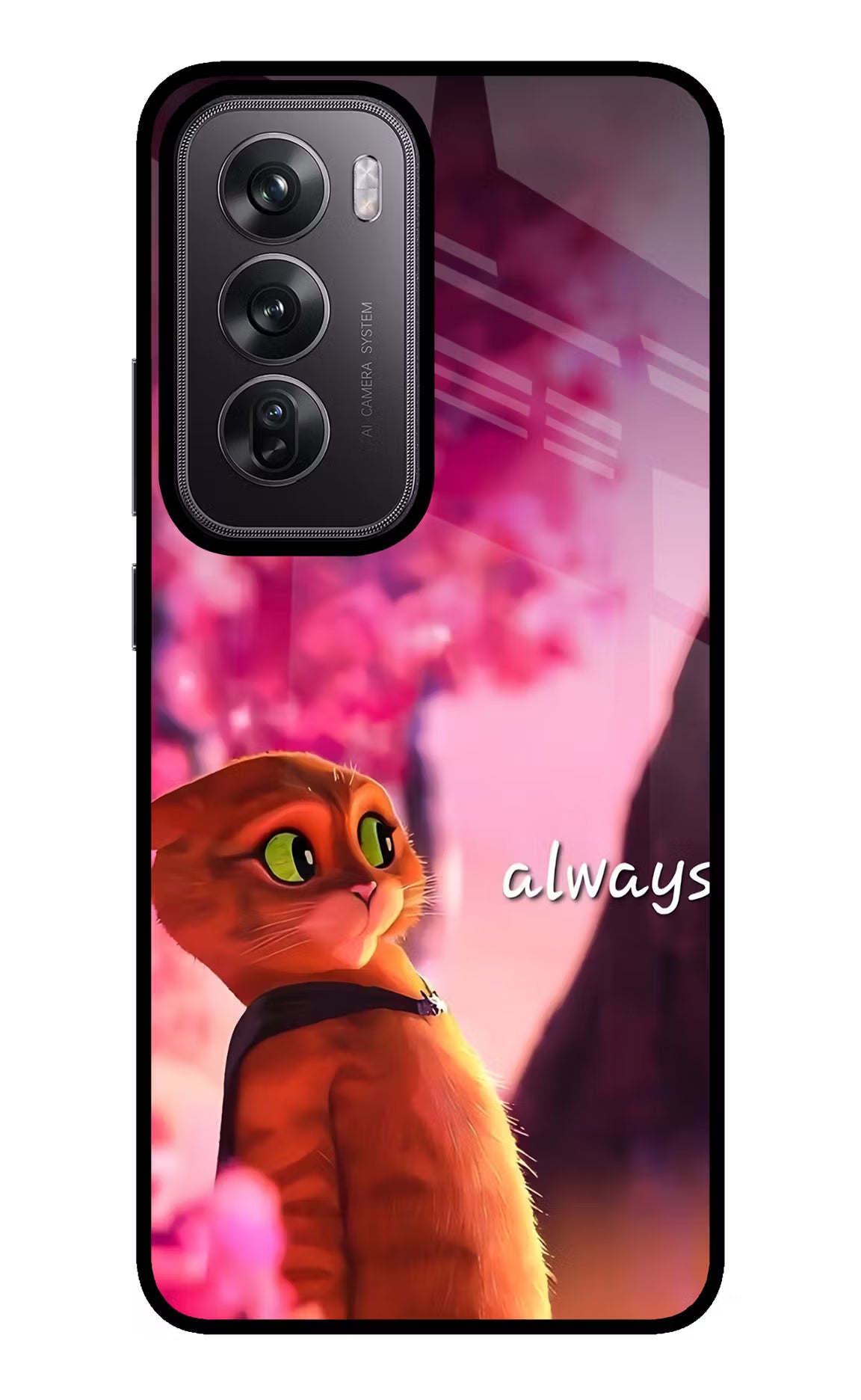 Always Cat Oppo Reno12 Pro 5G Glass Case