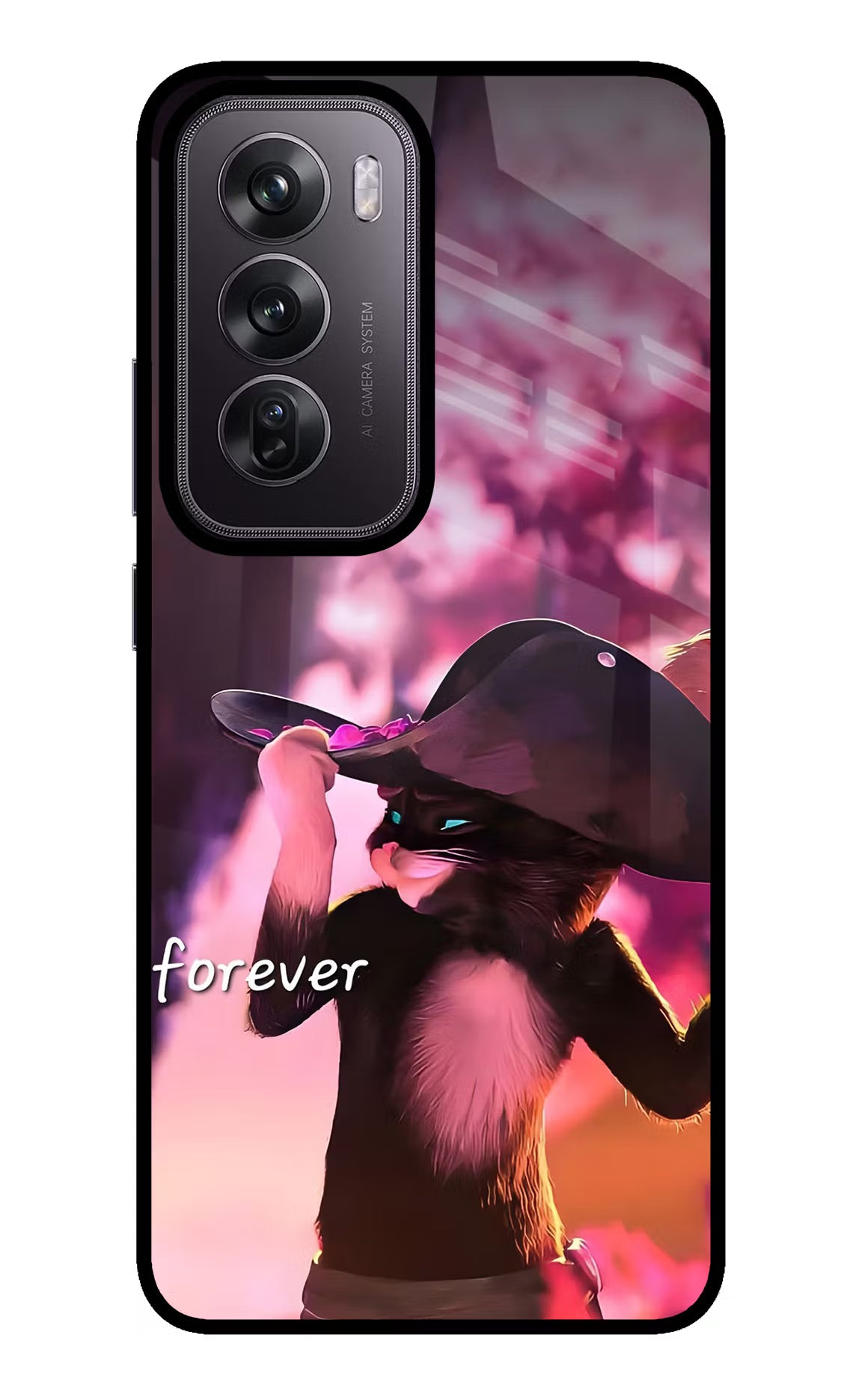 Forever Cat Oppo Reno12 Pro 5G Glass Case