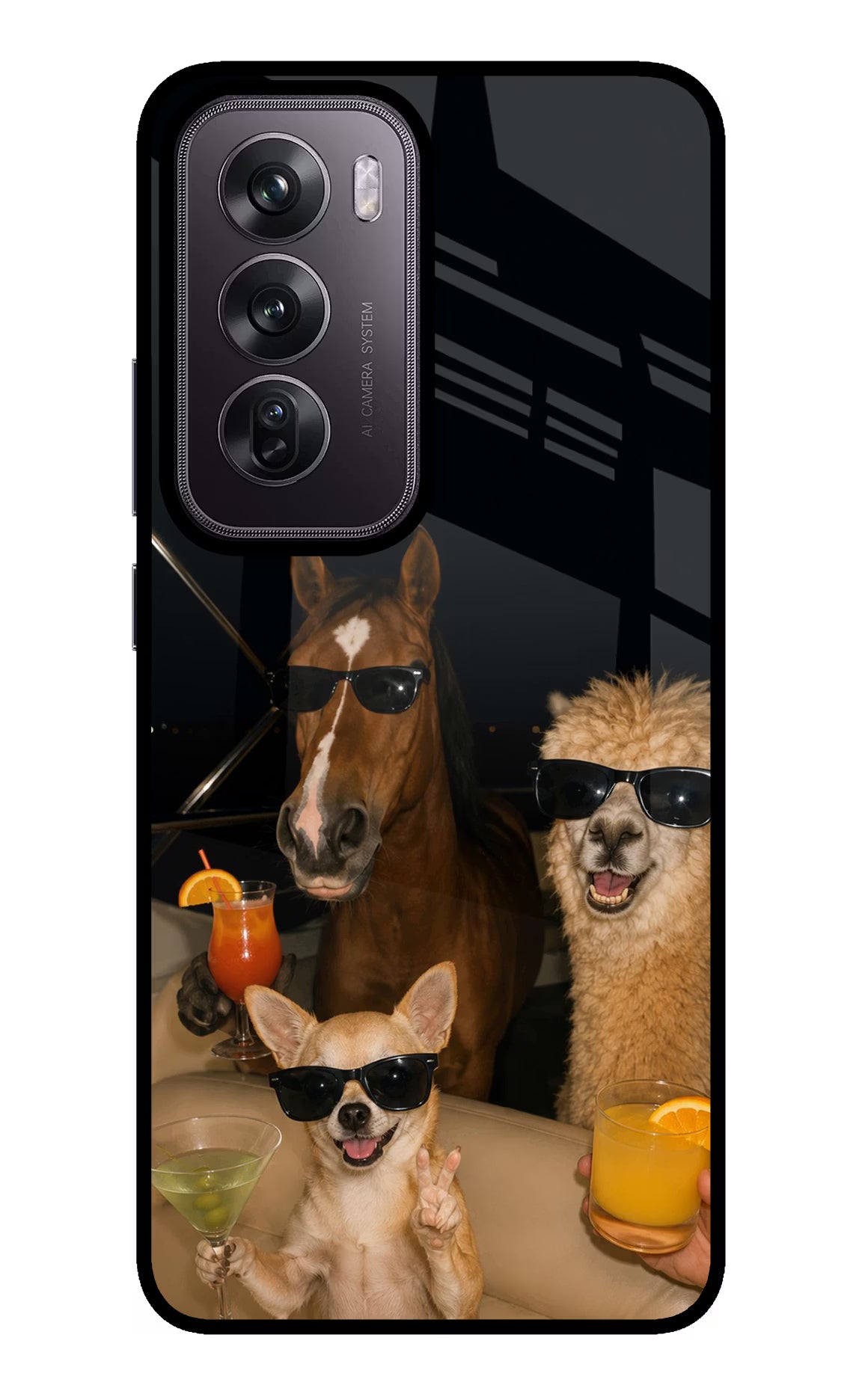 Party Squad Oppo Reno12 Pro 5G Glass Case