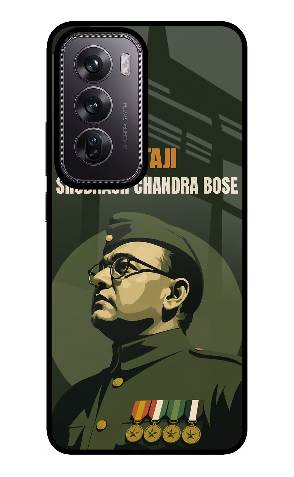Netaji Legacy Oppo Reno12 Pro 5G Glass Case
