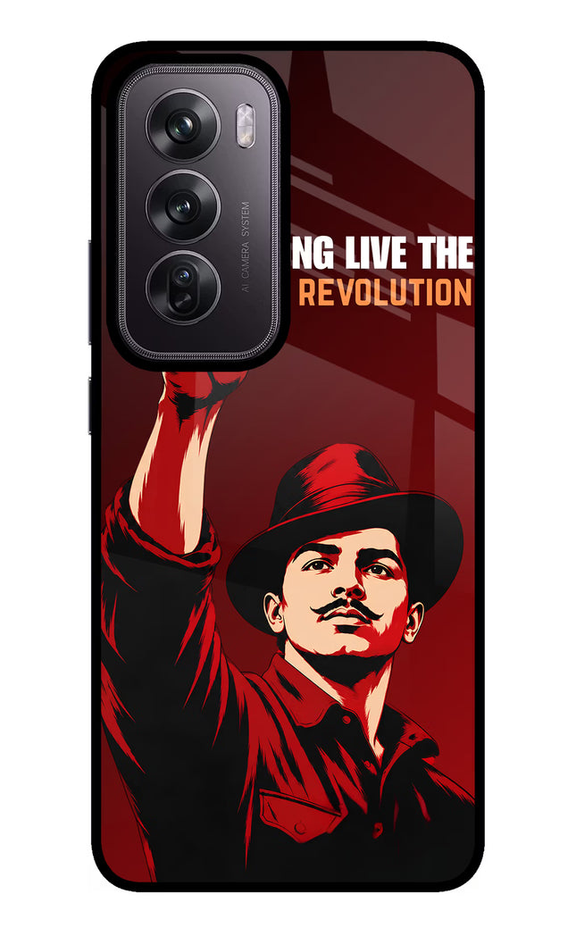 Bhagat Singh Revolution Oppo Reno12 Pro 5G Glass Case