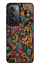 Folk Print Oppo Reno12 Pro 5G Glass Case