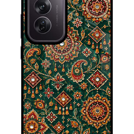 Green Pataka Oppo Reno12 Pro 5G Glass Case