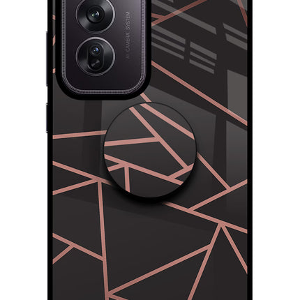 Geometric Pattern Oppo Reno12 Pro 5G Pop Case by Casekaro