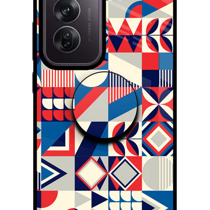 Colorful Pattern Oppo Reno12 Pro 5G Pop Case by Casekaro