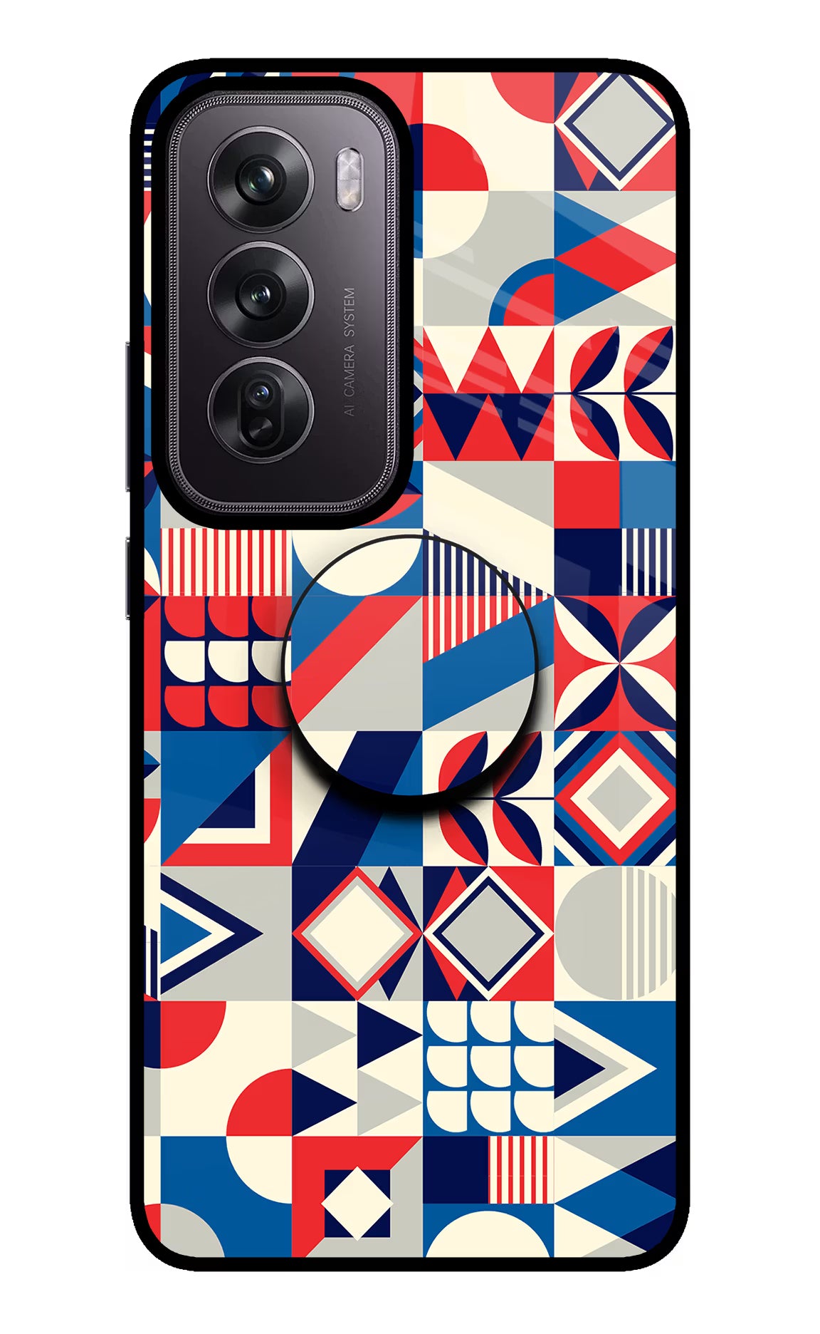 Colorful Pattern Oppo Reno12 Pro 5G Pop Case by Casekaro