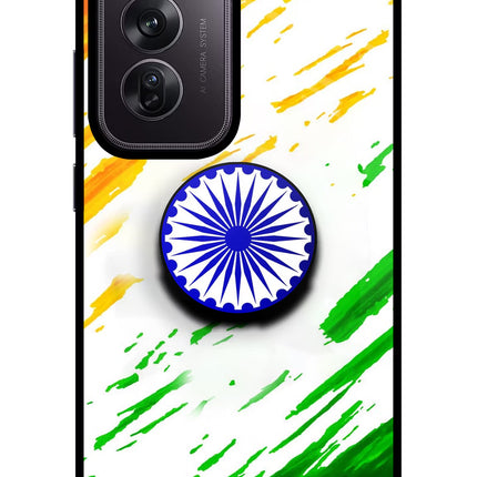 Indian Flag Ashoka Chakra Oppo Reno12 Pro 5G Pop Case by Casekaro