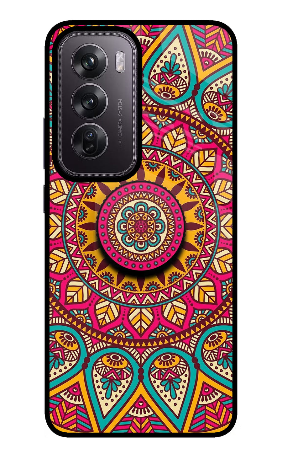Mandala Oppo Reno12 Pro 5G Pop Case, Glass case