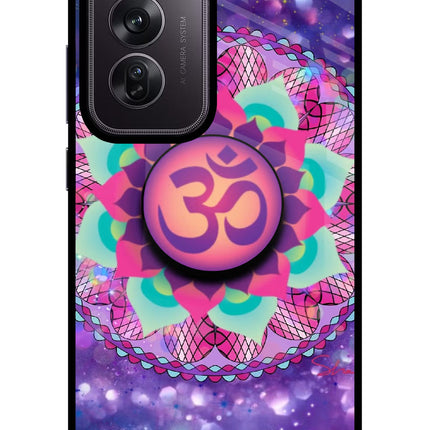 Om Purple Oppo Reno12 Pro 5G Pop Case by Casekaro