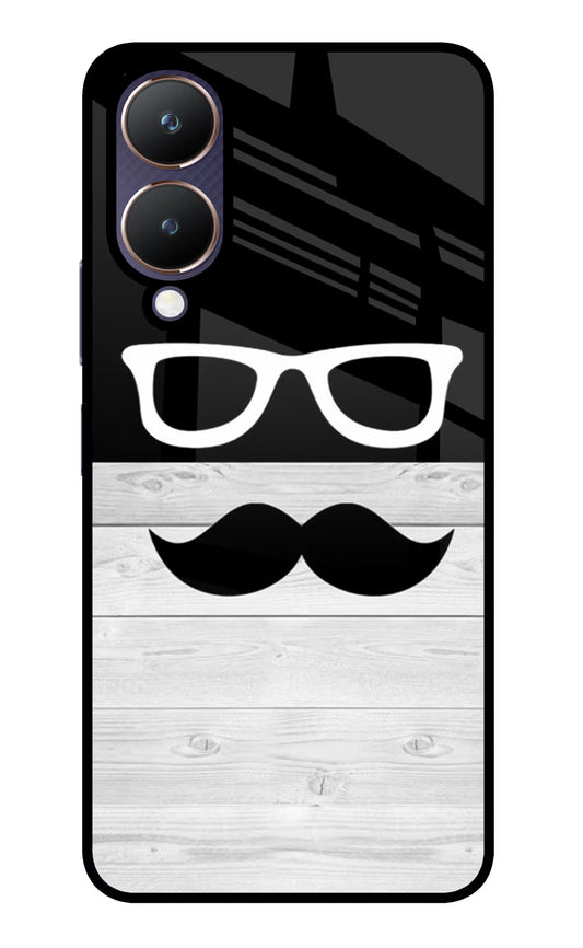 Mustache Vivo Y28 5G Glass Case