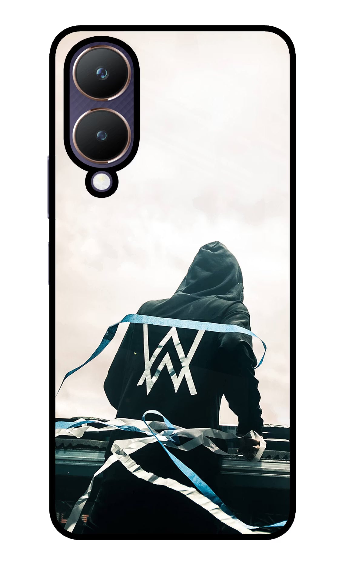 Alan Walker Vivo Y28 5G Glass Case Back Cover by Casekaro