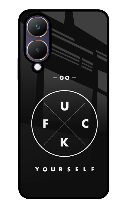 Go Fuck Yourself Vivo Y28 5G Glass Case