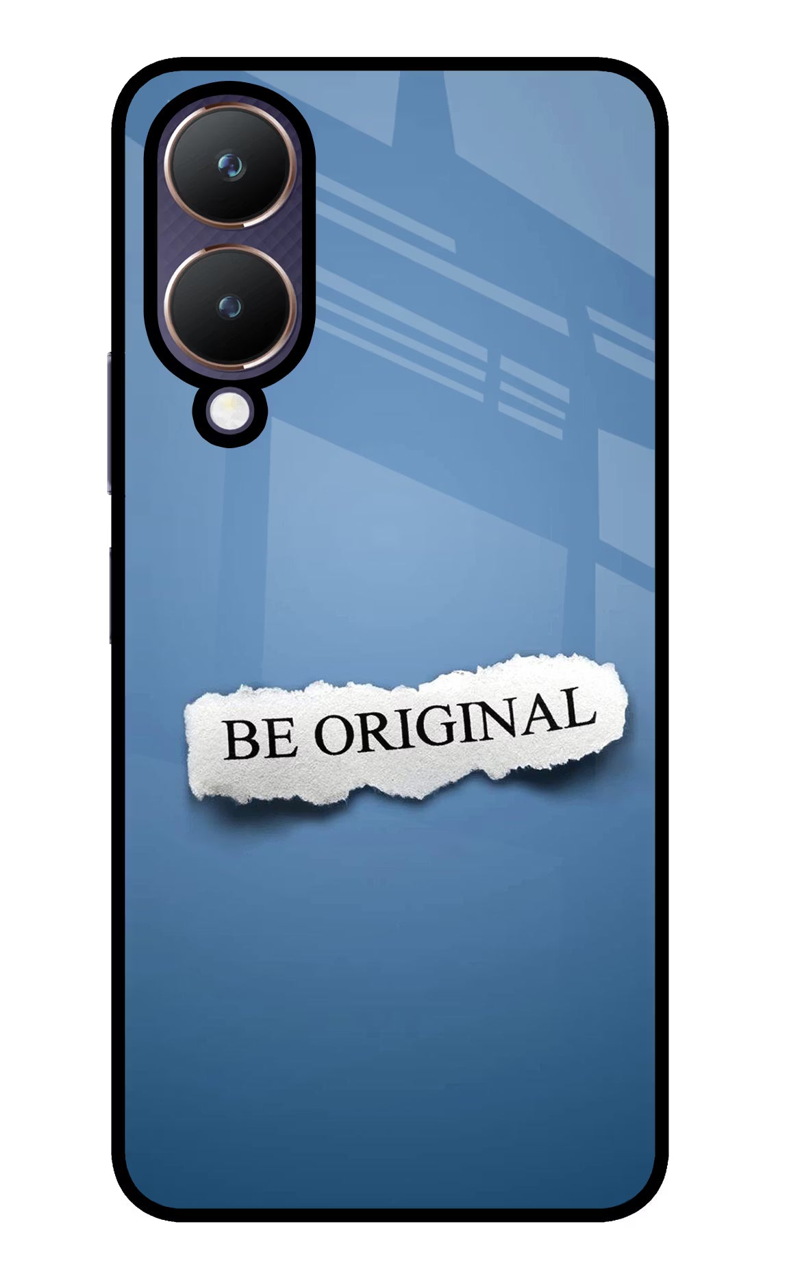 Be Original Vivo Y28 5G Glass Case Back Cover by Casekaro