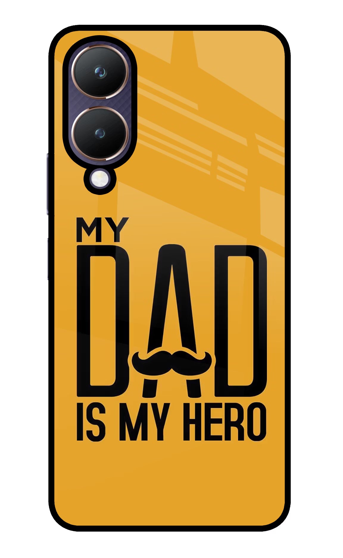 My Dad Is My Hero Vivo Y28 5G Glass Case