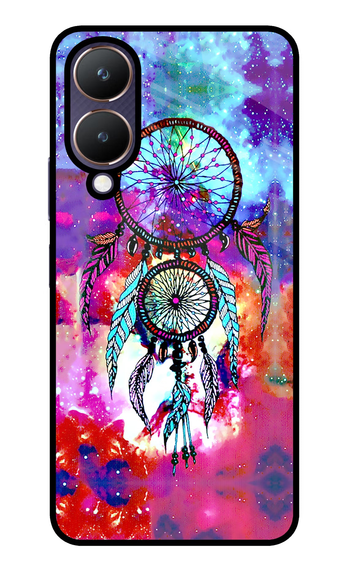 Dream Catcher Abstract Vivo Y28 5G Glass Case Back Cover by Casekaro