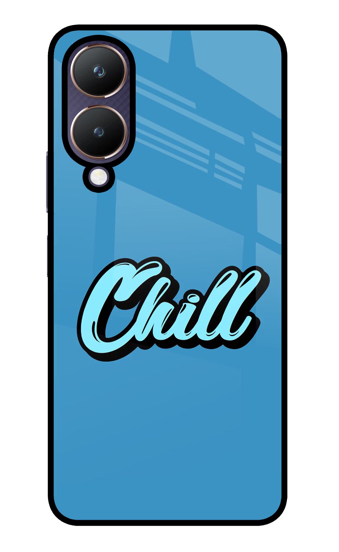 Chill Vivo Y28 5G Glass Case Back Cover by Casekaro