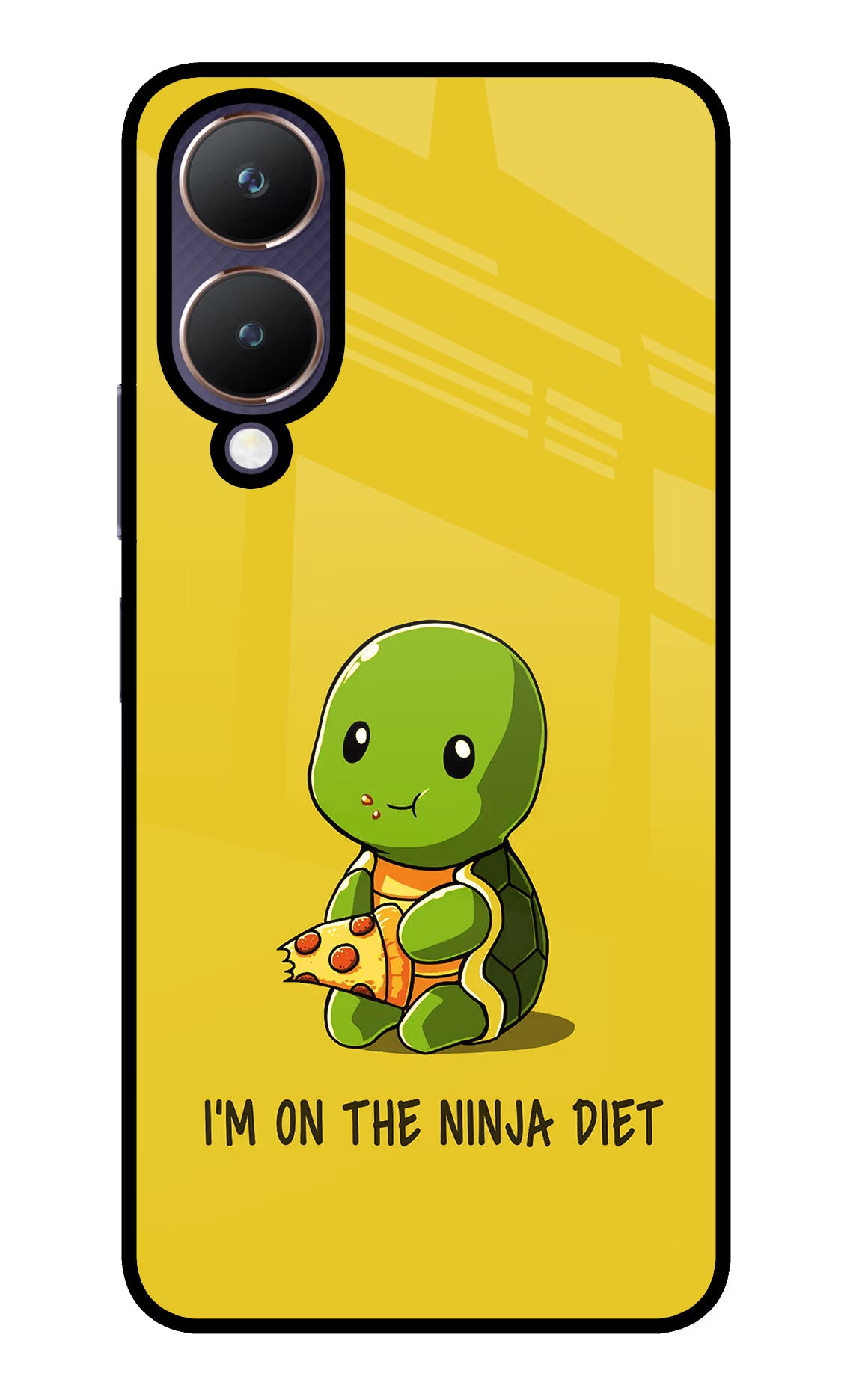 I'm on Ninja Diet Vivo Y28 5G Glass Case Back Cover by Casekaro