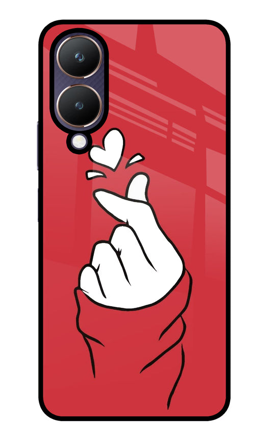 Korean Love Sign Vivo Y28 5G Glass Case