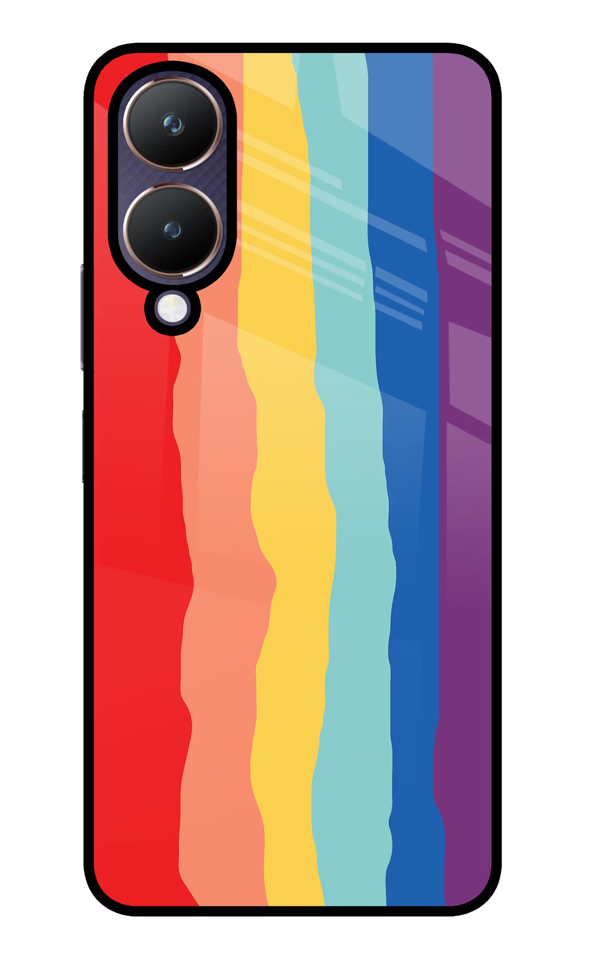 Rainbow Vivo Y28 5G Glass Case