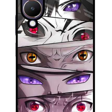Naruto Anime Vivo Y28 5G Glass Case Back Cover by Casekaro