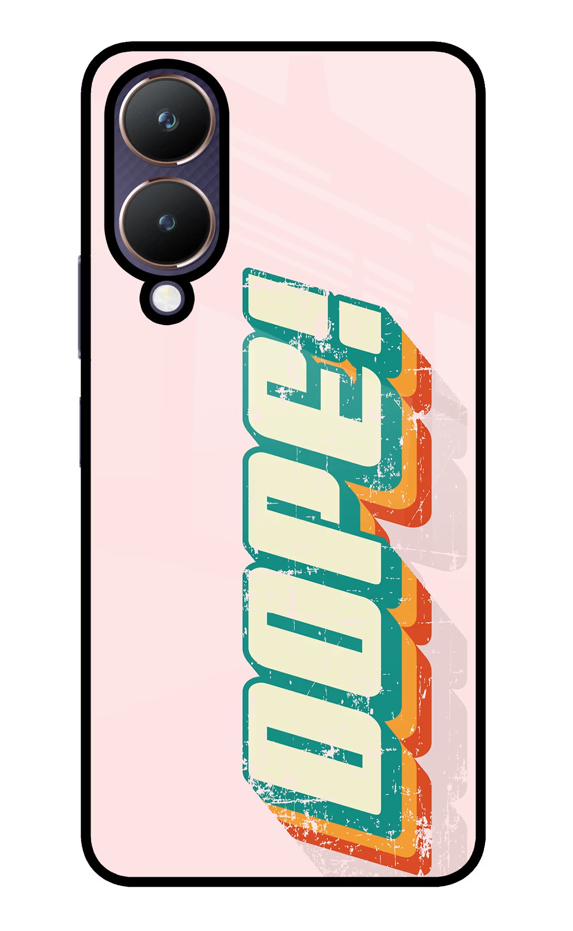 Dope Vivo Y28 5G Glass Case Back Cover by Casekaro