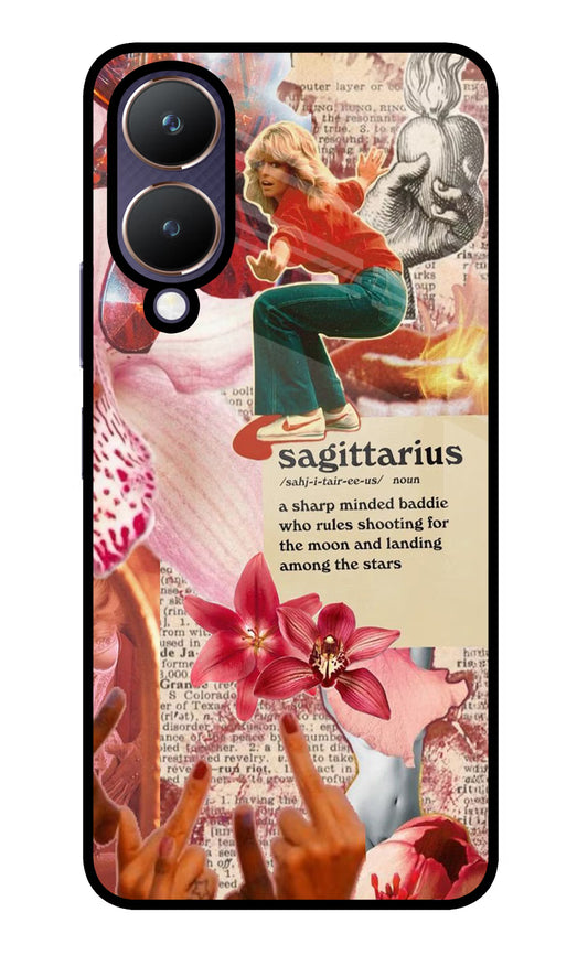 Sagittarius Zodiac Vivo Y28 5G Glass Case