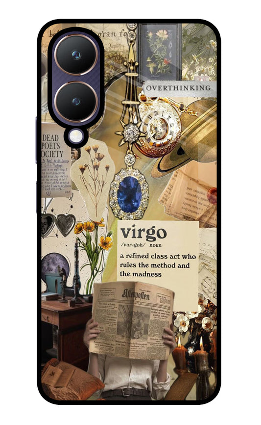 Virgo Zodiac Vivo Y28 5G Glass Case