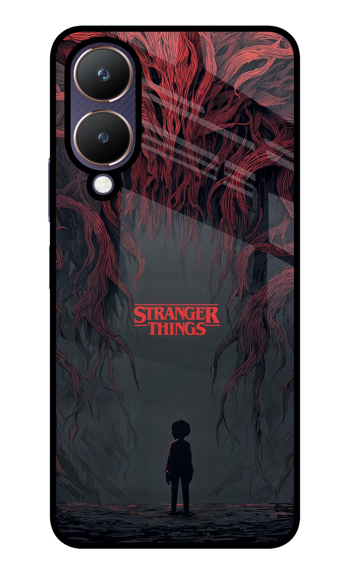 Ordinary Things Dark Side Vivo Y28 5G Glass Case Back Cover by Casekaro
