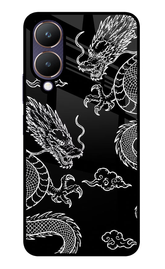 Twin Dragons Vivo Y28 5G Glass Case