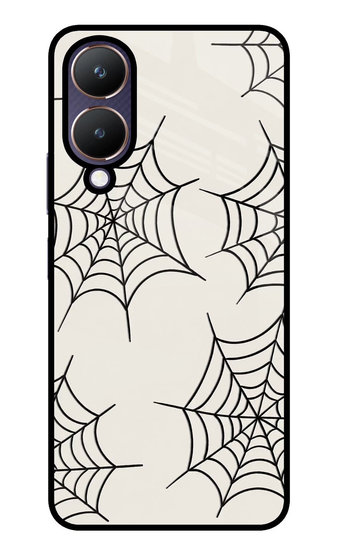 Spider Web Vivo Y28 5G Glass Case