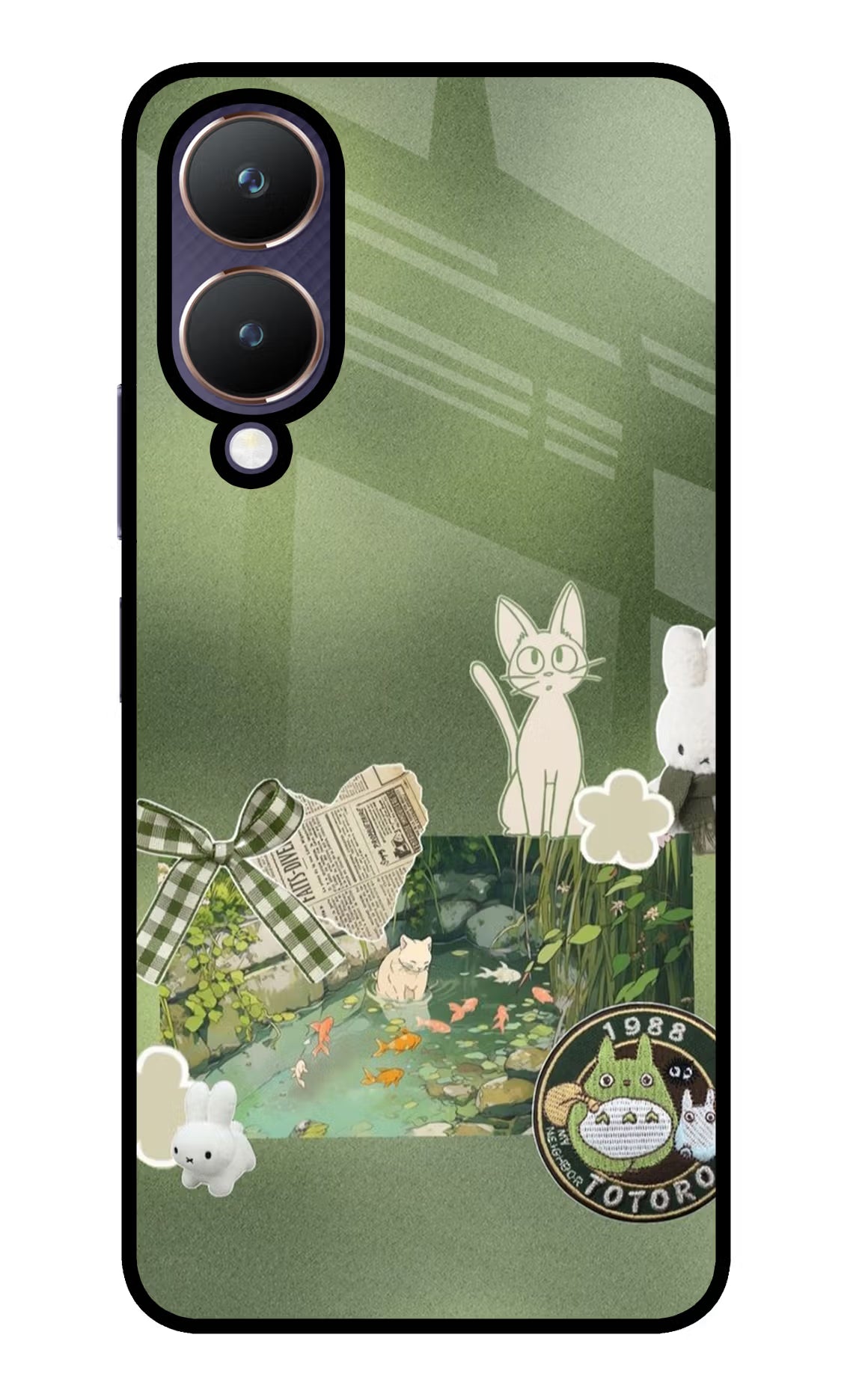 Aesthetic anime Vivo Y28 5G Glass Case