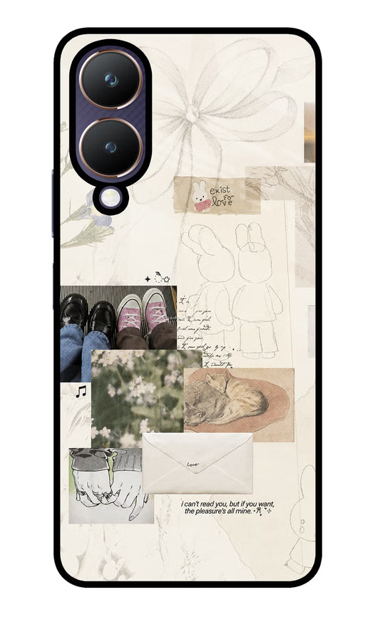 Soft Aesthetic Vivo Y28 5G Glass Case