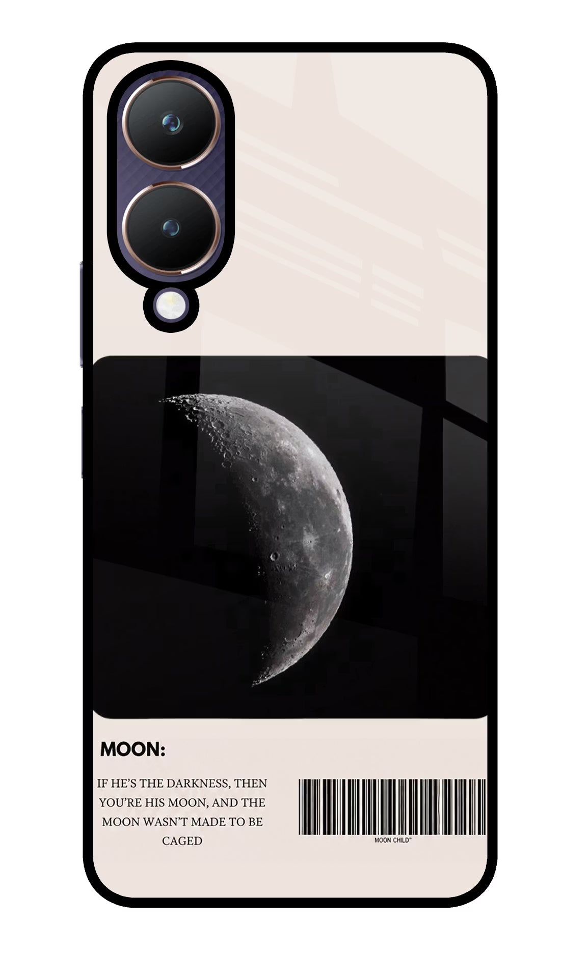 Moon Phase Vivo Y28 5G Glass Case