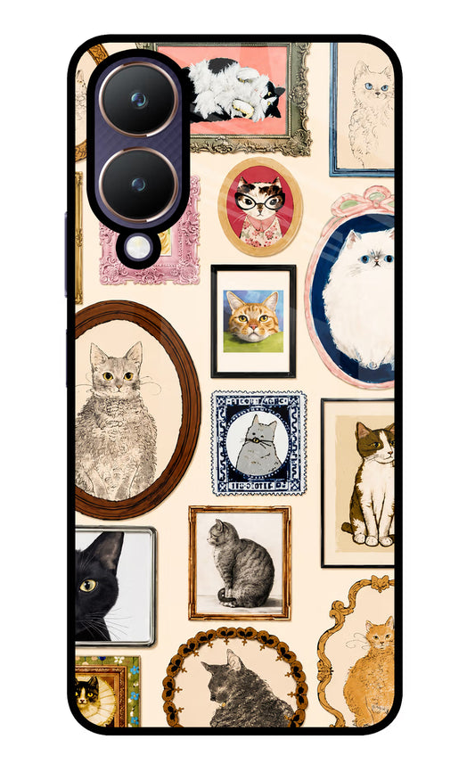 Mirror Cats Vivo Y28 5G Glass Case