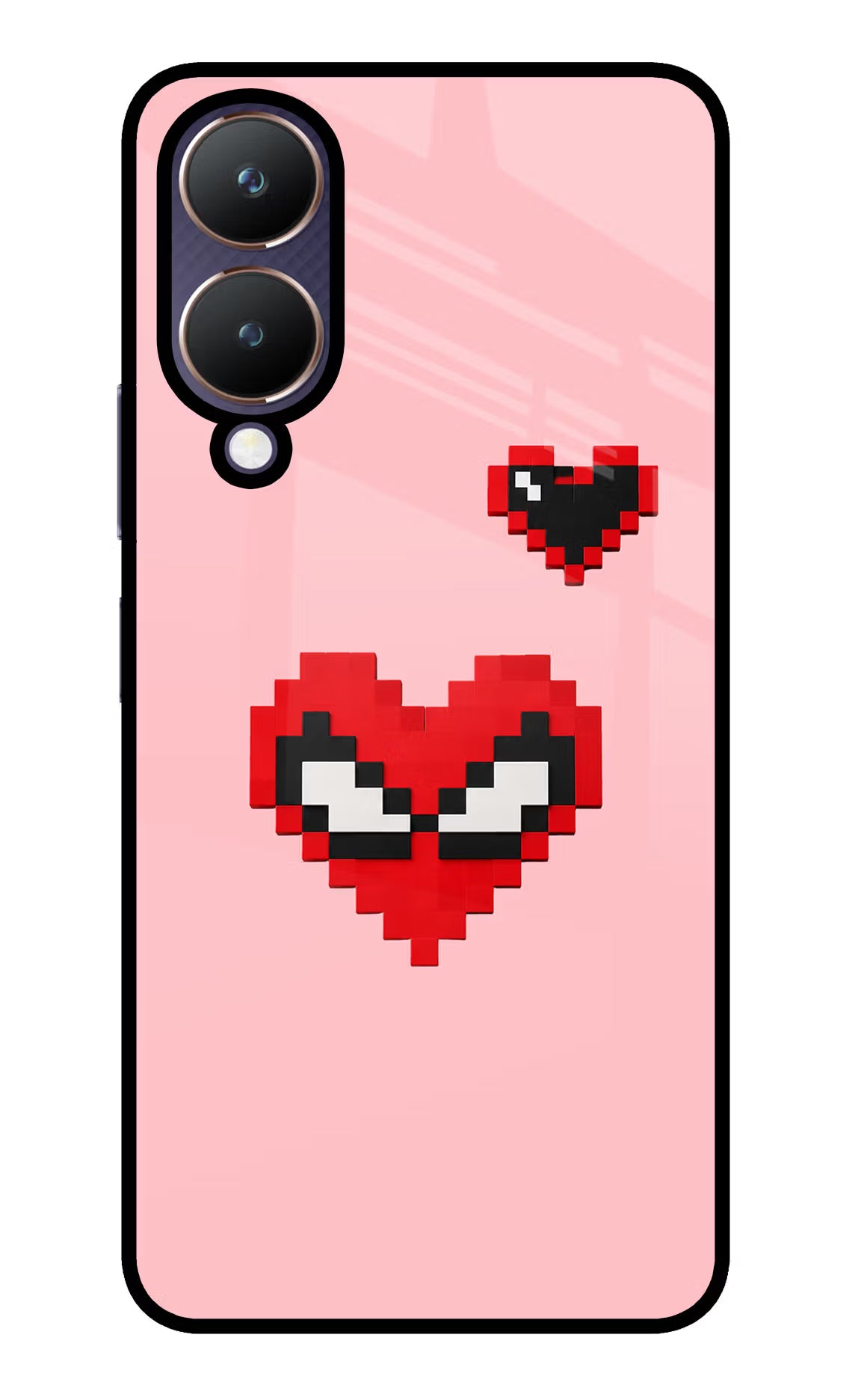 Gwen Heart Vivo Y28 5G Glass Case