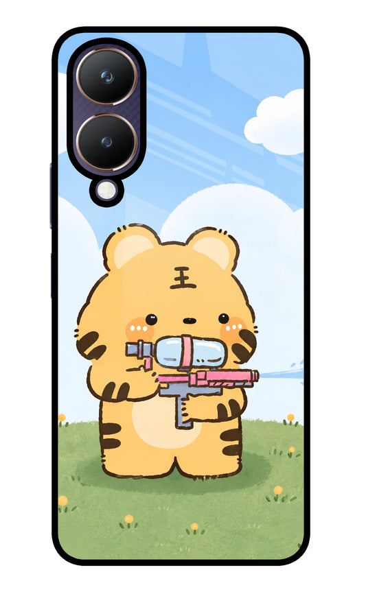 Tiger Treat Vivo Y28 5G Glass Case
