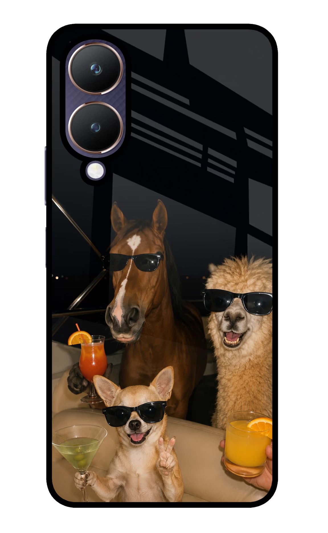 Party Squad Vivo Y28 5G Glass Case
