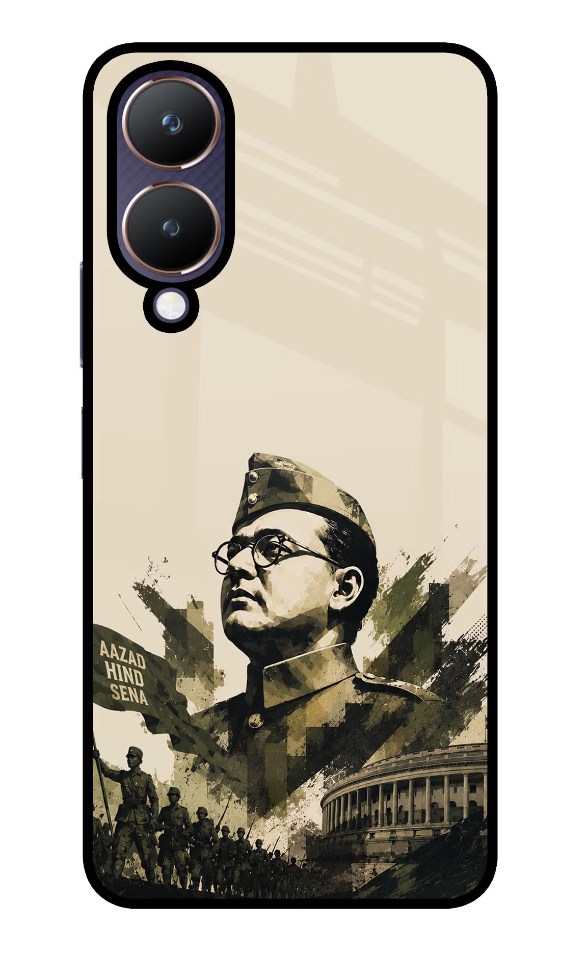 Netaji Rising Vivo Y28 5G Glass Case