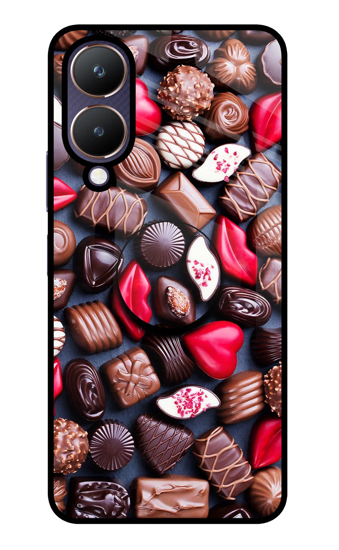 Chocolates Vivo Y28 5G Pop Case by Casekaro