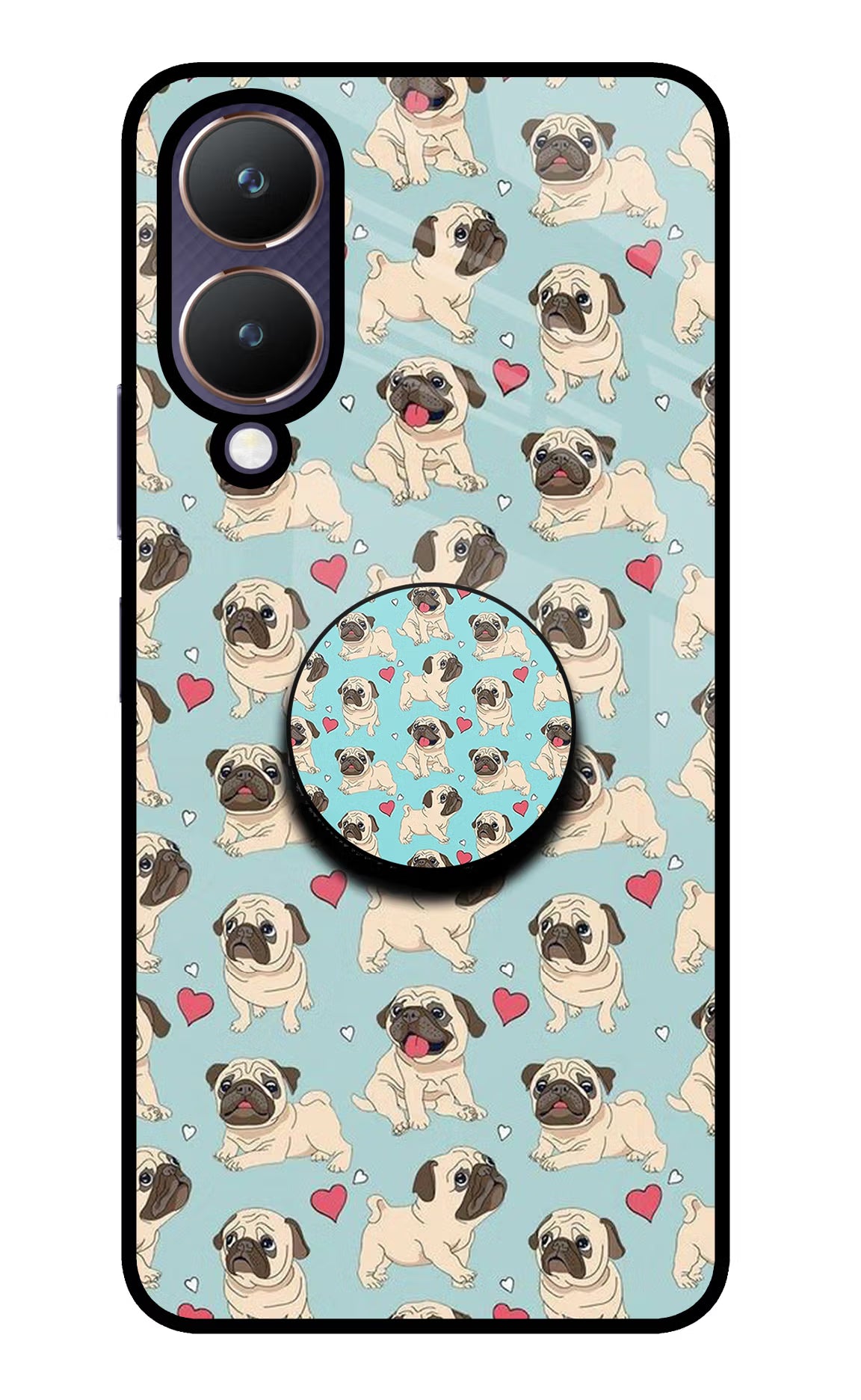Pug Dog Vivo Y28 5G Pop Case by Casekaro