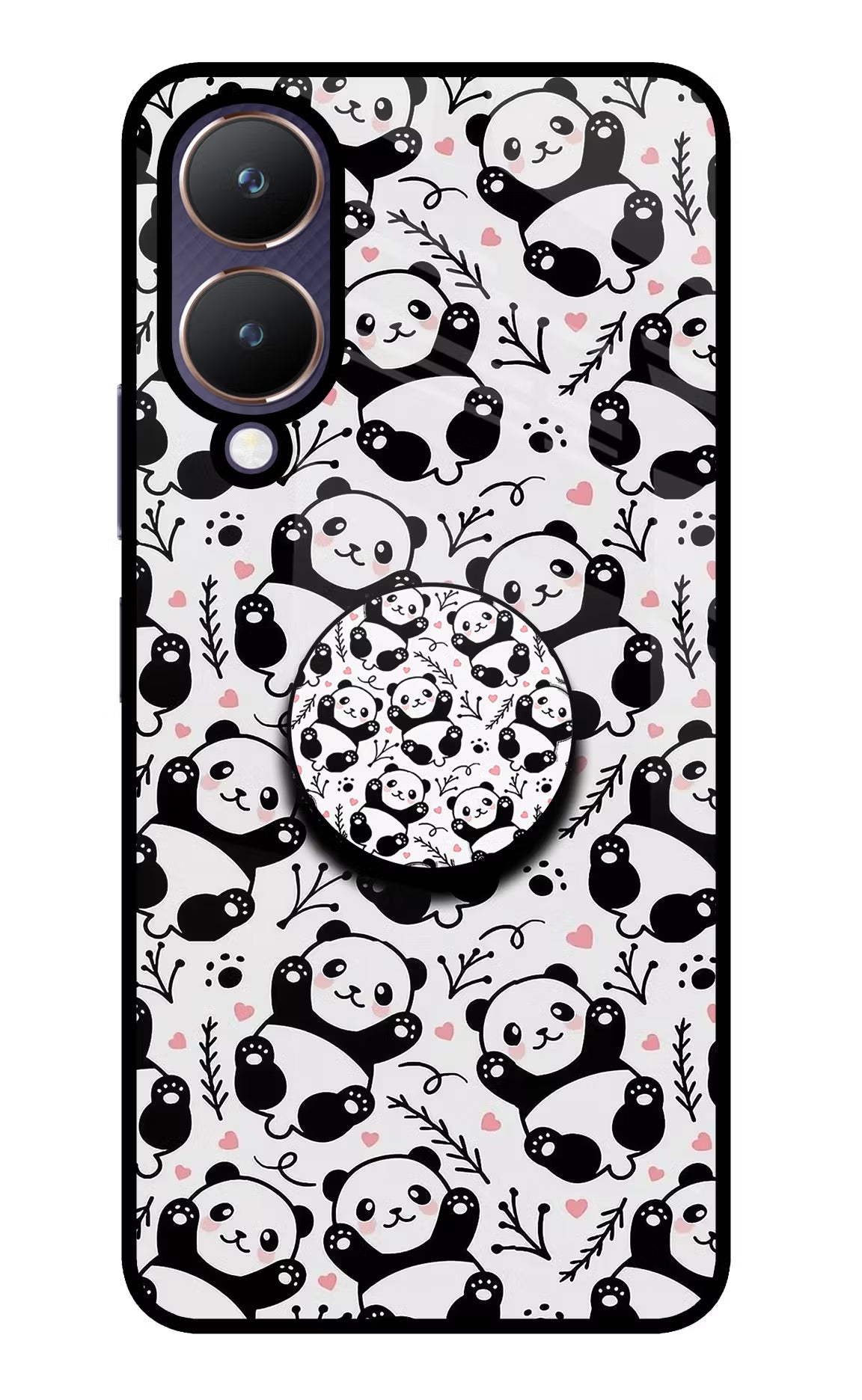 Cute Panda Vivo Y28 5G Pop Case by Casekaro