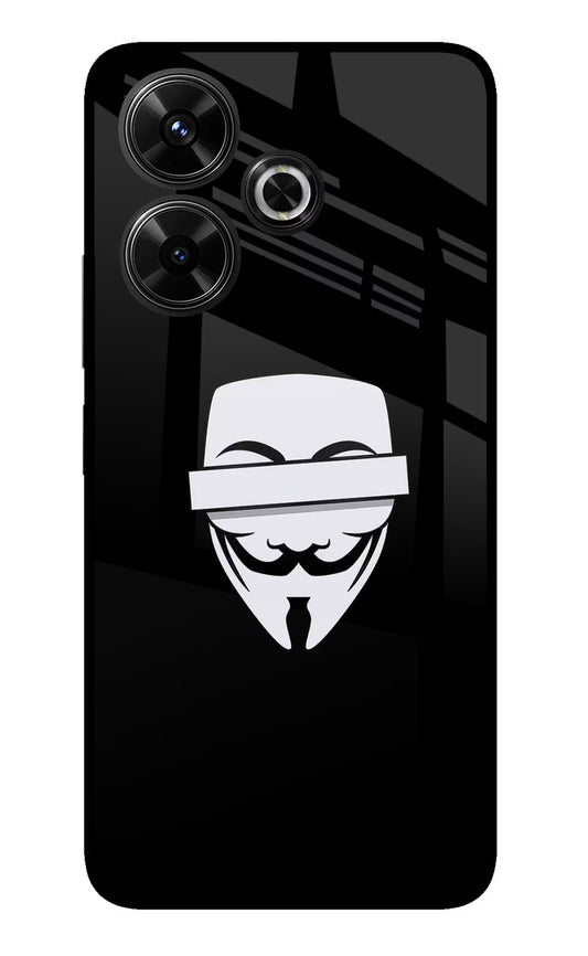 Anonymous Face Redmi 13 5G Glass Case