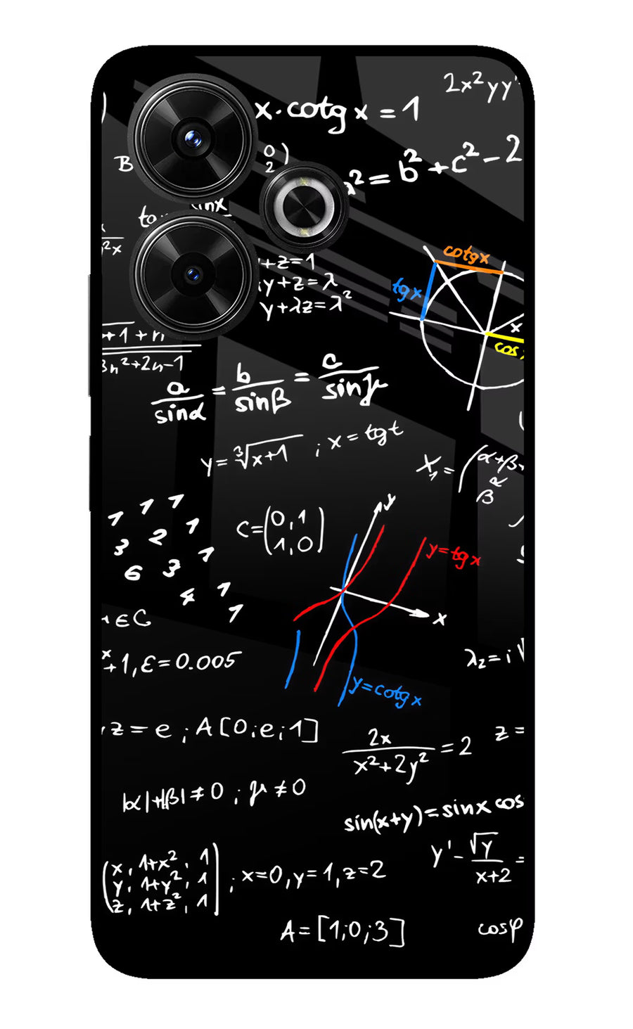Mathematics Formula Redmi 13 5G Back Cover, Glass case
