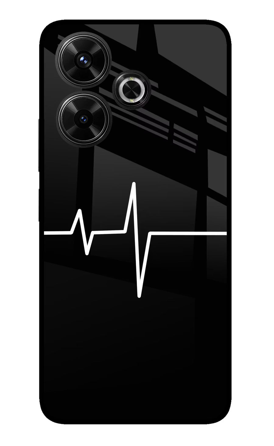 Heart Beats Redmi 13 5G Back Cover, Glass case