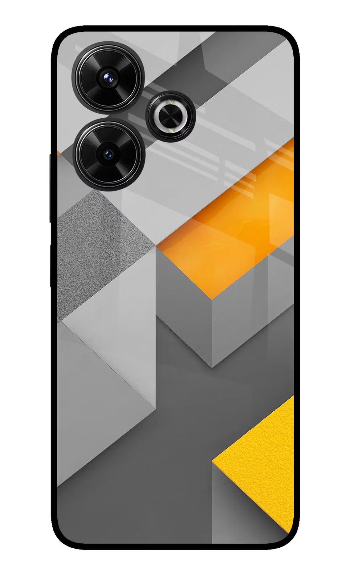 Abstract Redmi 13 5G Glass Case Back Cover by Casekaro